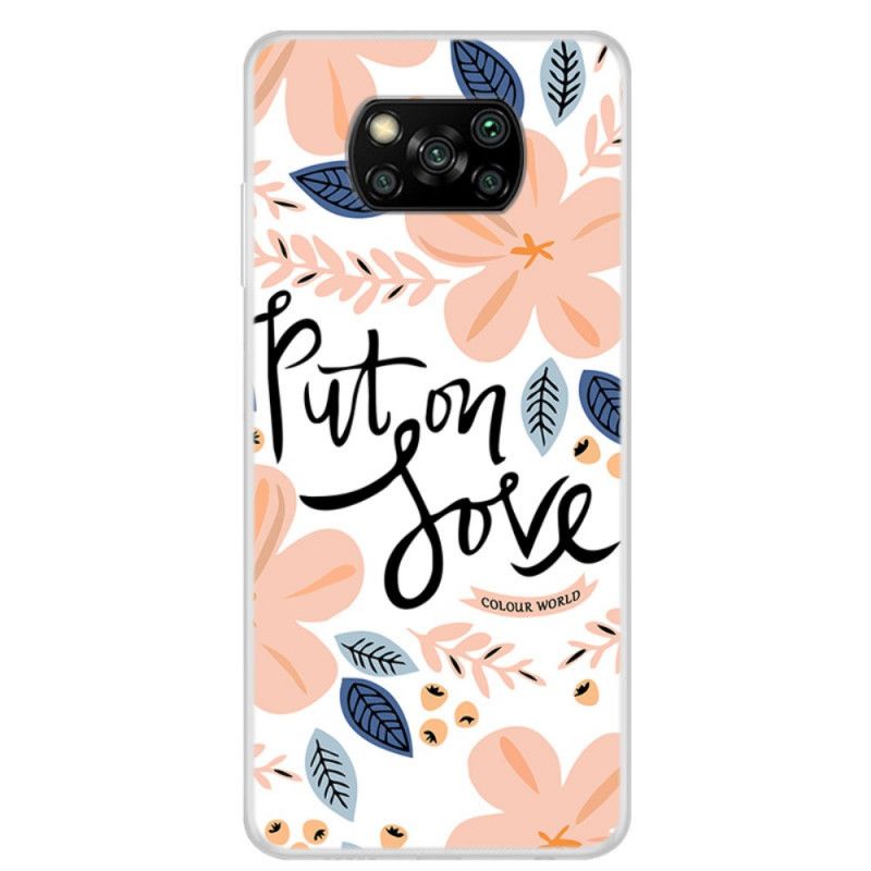 Coque Xiaomi Poco X3 Put On Love