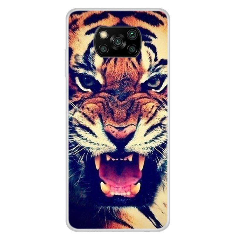Coque Xiaomi Poco X3 Tigre De Face