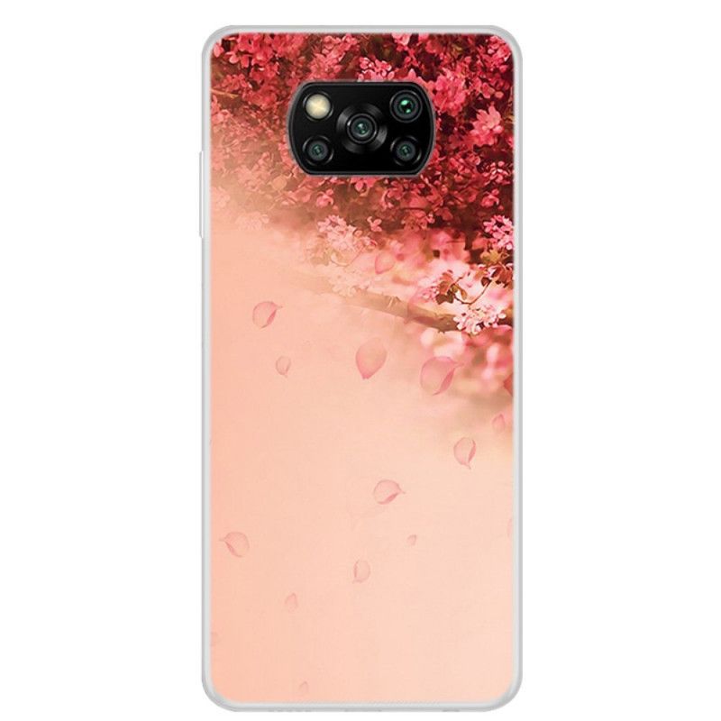 Coque Xiaomi Poco X3 Transparente Arbre Romantique