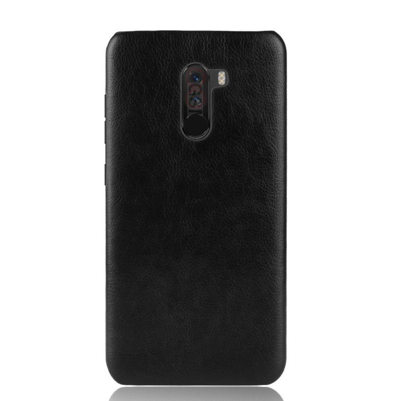 Coque Xiaomi Pocophone F1 Effet Cuir Litchi