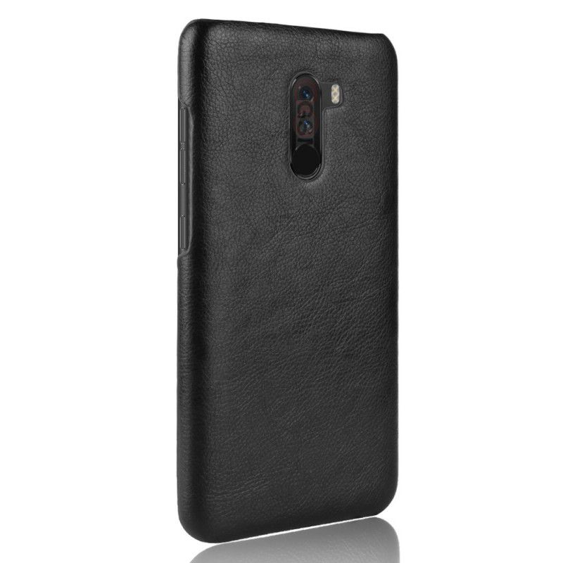 Coque Xiaomi Pocophone F1 Effet Cuir Litchi