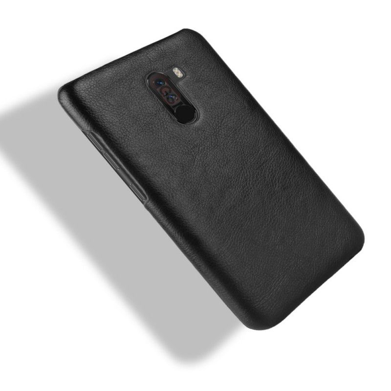 Coque Xiaomi Pocophone F1 Effet Cuir Litchi