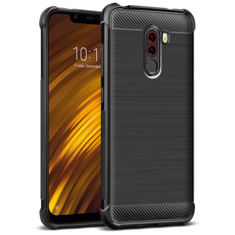 Coque Xiaomi Pocophone F1 Fibre Carbone Brossée Imak