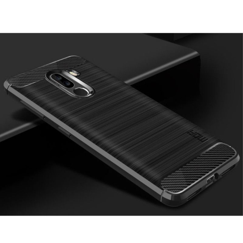 Coque Xiaomi Pocophone F1 Fibre Carbone Brossée Mofi