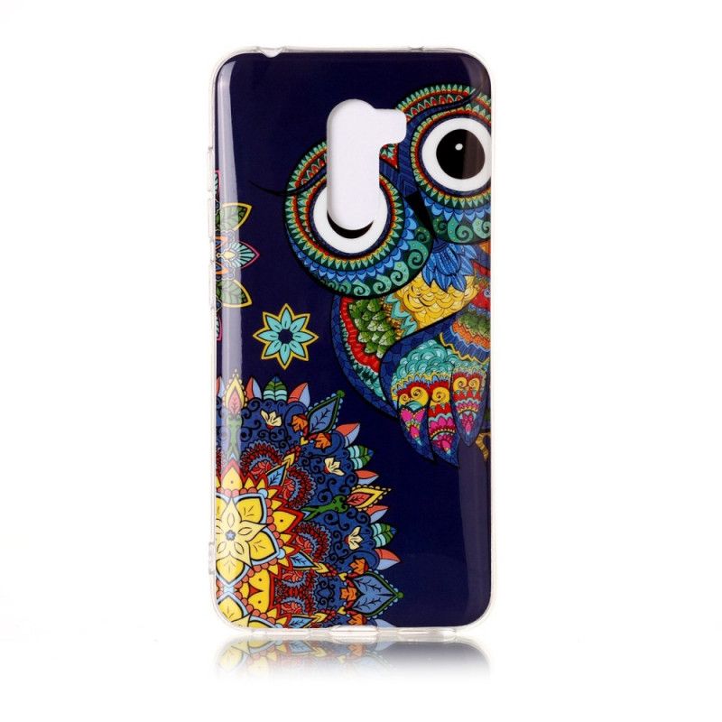 Coque Xiaomi Pocophone F1 Hibou Unique Fluorescente