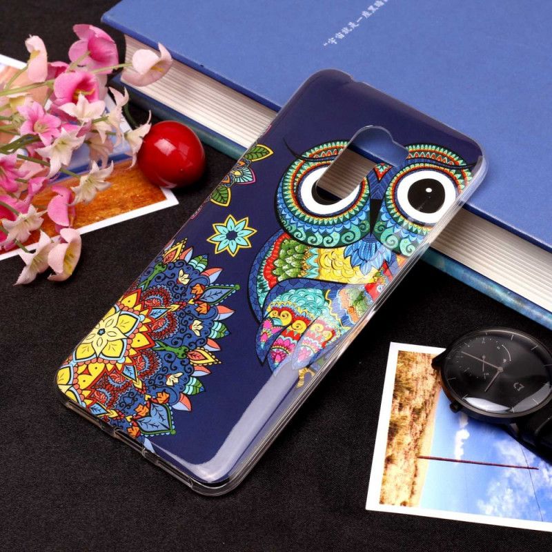 Coque Xiaomi Pocophone F1 Hibou Unique Fluorescente