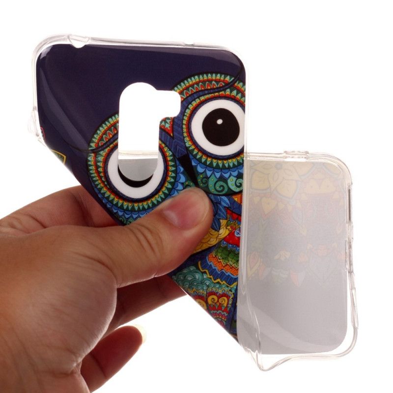 Coque Xiaomi Pocophone F1 Hibou Unique Fluorescente