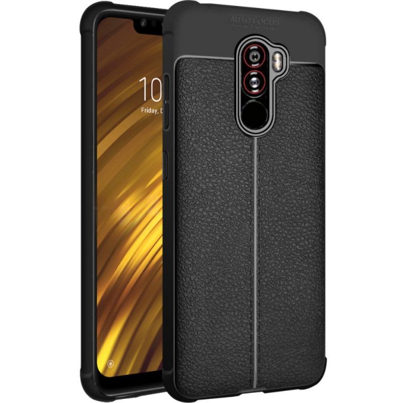 Coque Xiaomi Pocophone F1 Imak Simili Cuir Couture