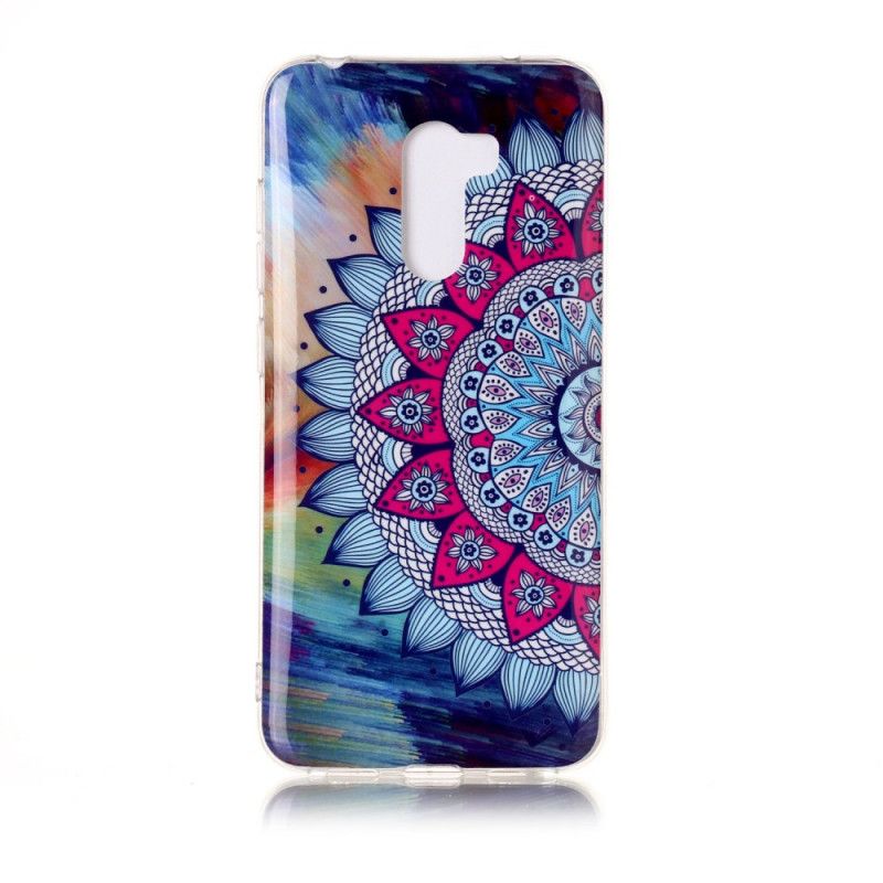 Coque Xiaomi Pocophone F1 Mandala Coloré Fluorescente