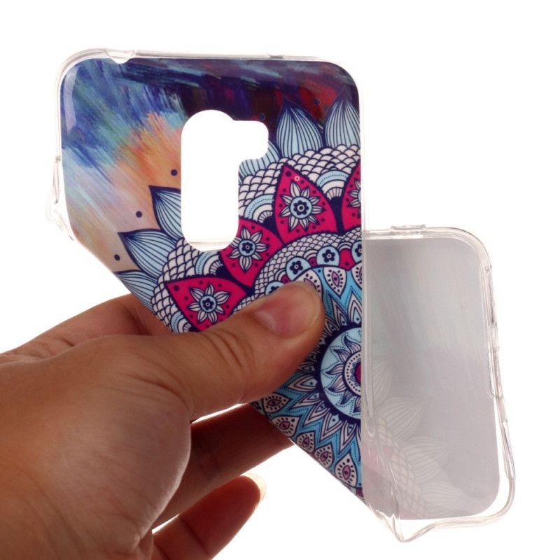 Coque Xiaomi Pocophone F1 Mandala Coloré Fluorescente