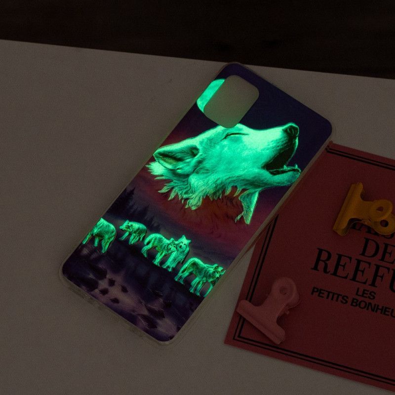 Coque Xiaomi Redmi 10 Loup Fluorescente