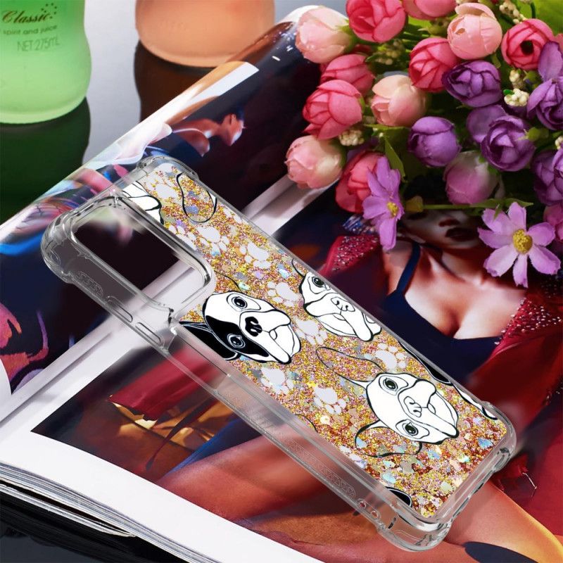 Coque Xiaomi Redmi 10 Mr Chien Paillettes