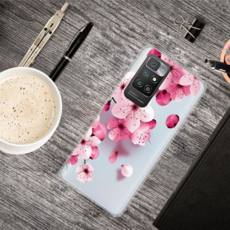 Coque Xiaomi Redmi 10 Petites Fleurs Roses