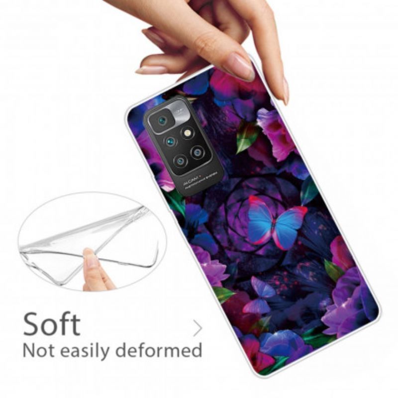 Coque Xiaomi Redmi 10 Variation Papillons