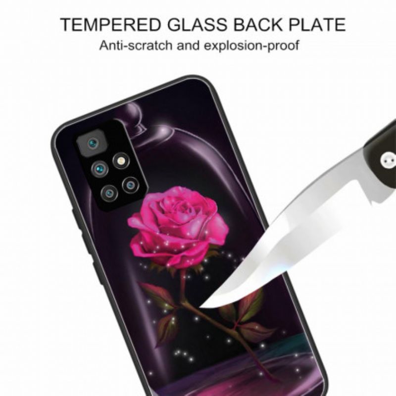 Coque Xiaomi Redmi 10 Verre Trempé Rose Magique