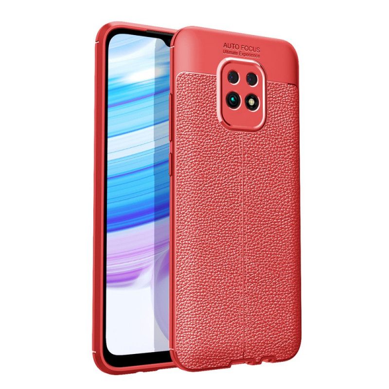 Coque Xiaomi Redmi 10x/10x Pro Effet Cuir Litchi Double Line