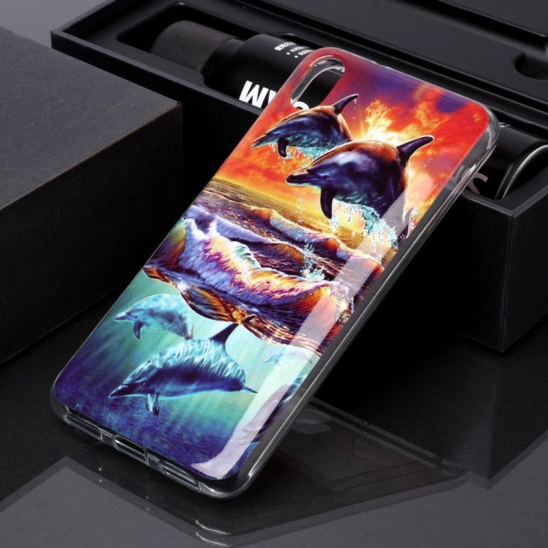 Coque Xiaomi Redmi 7a Dauphins En Liberté