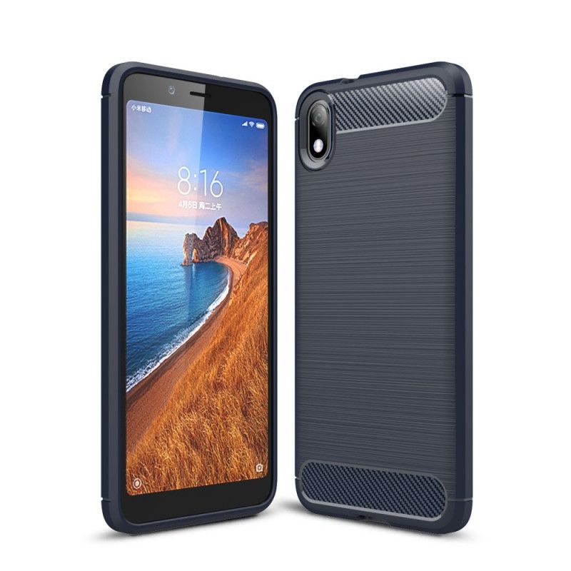 Coque Xiaomi Redmi 7a Fibre Carbone Brossée