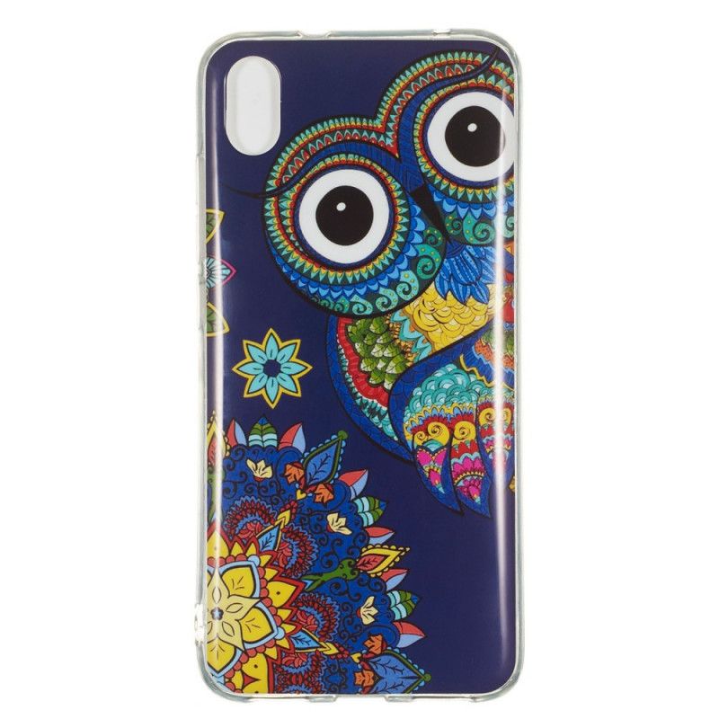 Coque Xiaomi Redmi 7a Hibou Fluorescente