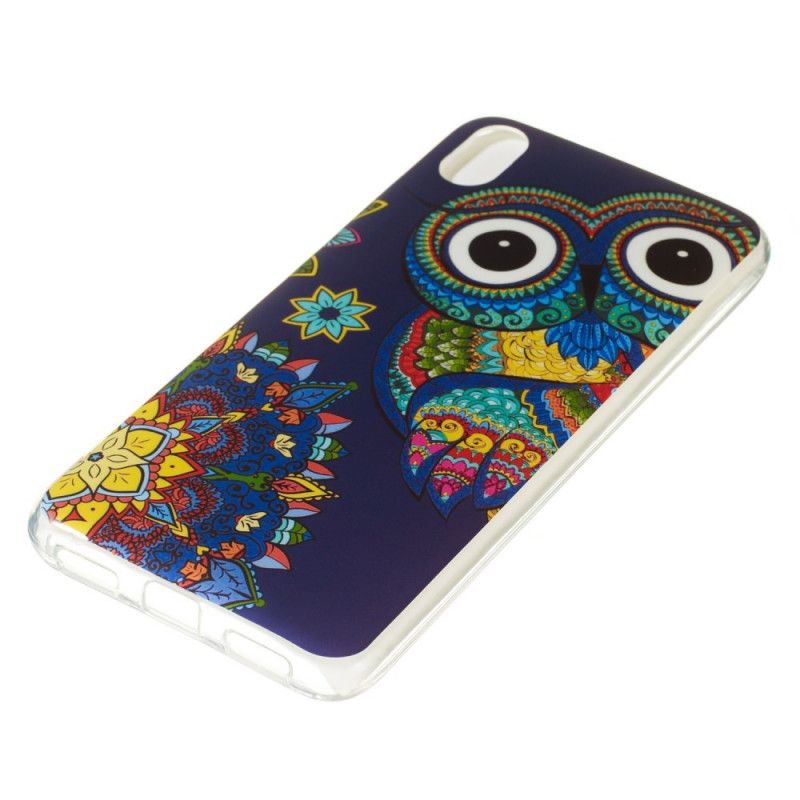 Coque Xiaomi Redmi 7a Hibou Fluorescente