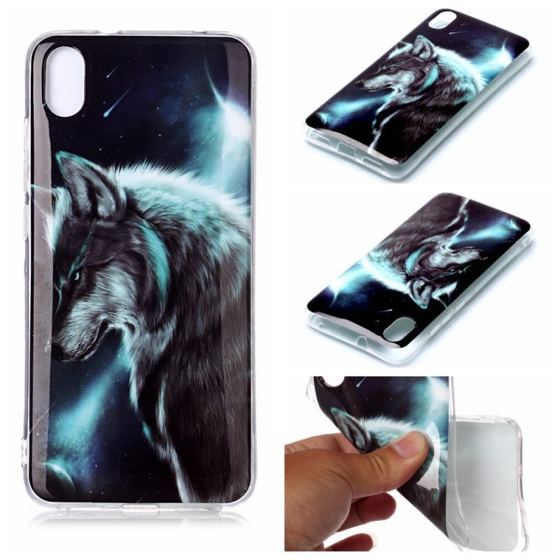 Coque Xiaomi Redmi 7a Loup Royal