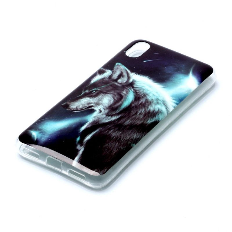 Coque Xiaomi Redmi 7a Loup Royal