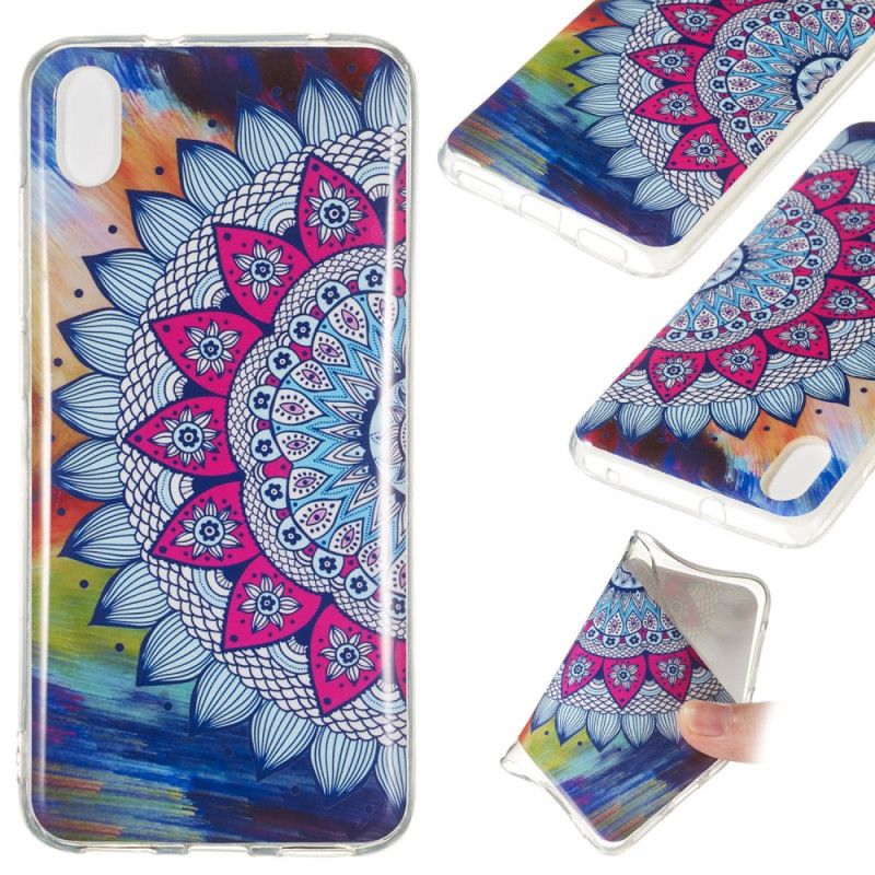 Coque Xiaomi Redmi 7a Mandala Coloré Fluorescente