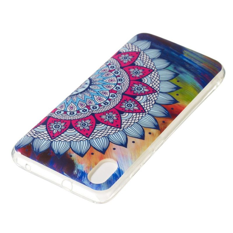 Coque Xiaomi Redmi 7a Mandala Coloré Fluorescente