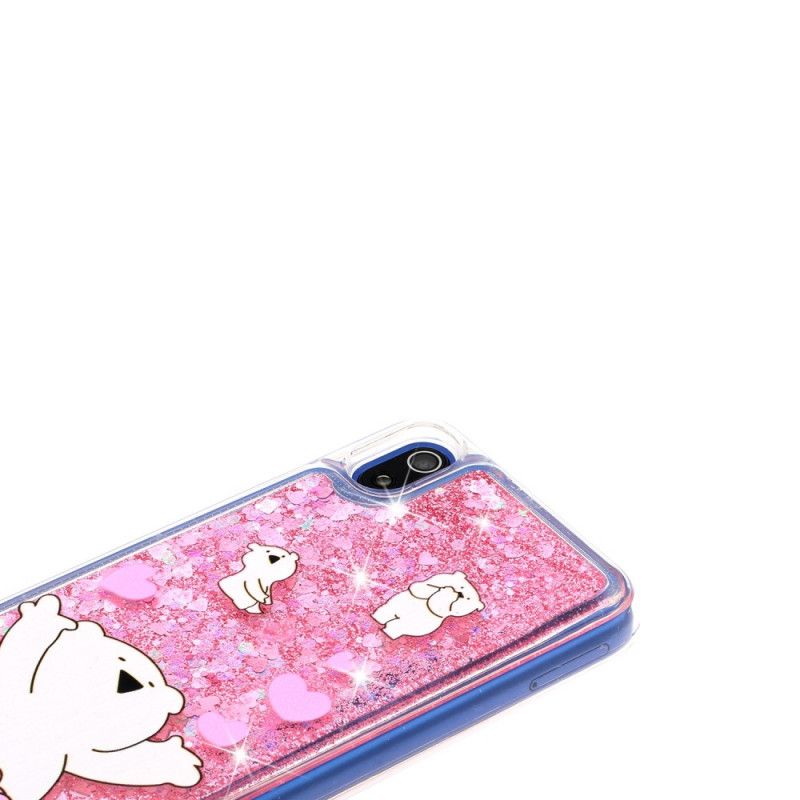 Coque Xiaomi Redmi 7a Oursons Paillettes