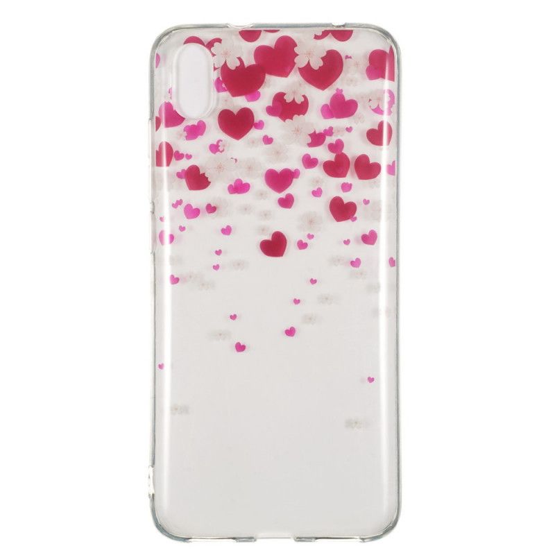 Coque Xiaomi Redmi 7a Pluie De Coeurs