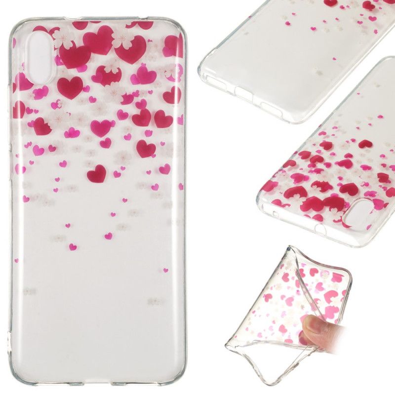 Coque Xiaomi Redmi 7a Pluie De Coeurs