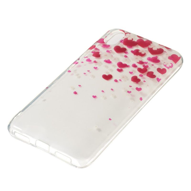 Coque Xiaomi Redmi 7a Pluie De Coeurs