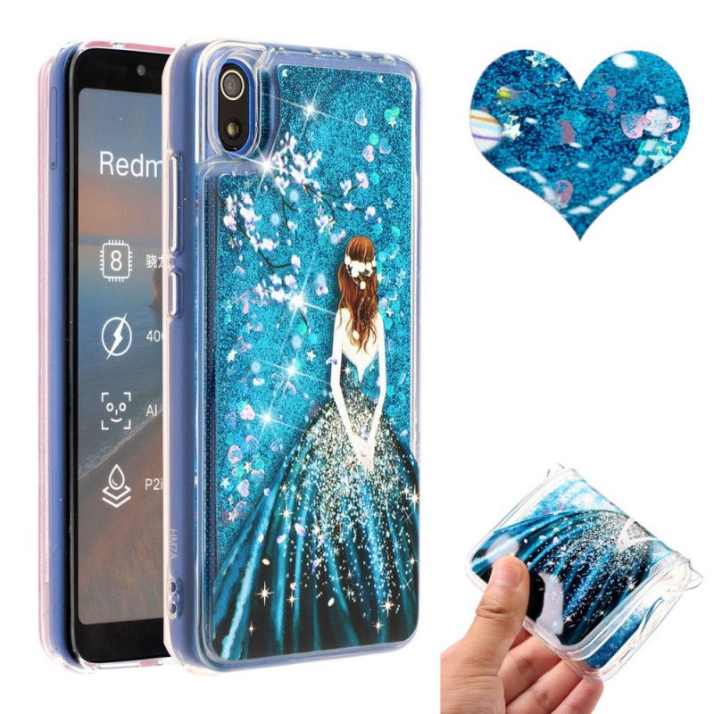 Coque Xiaomi Redmi 7a Princesse Paillettes