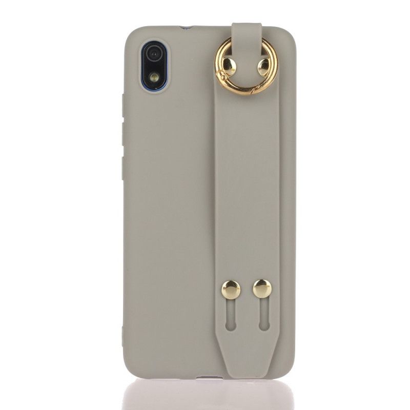 Coque Xiaomi Redmi 7a Silicone Avec Sangle Support