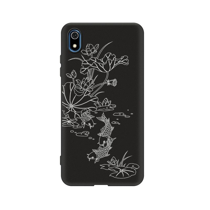 Coque Xiaomi Redmi 7a Silicone Flexible Poissons