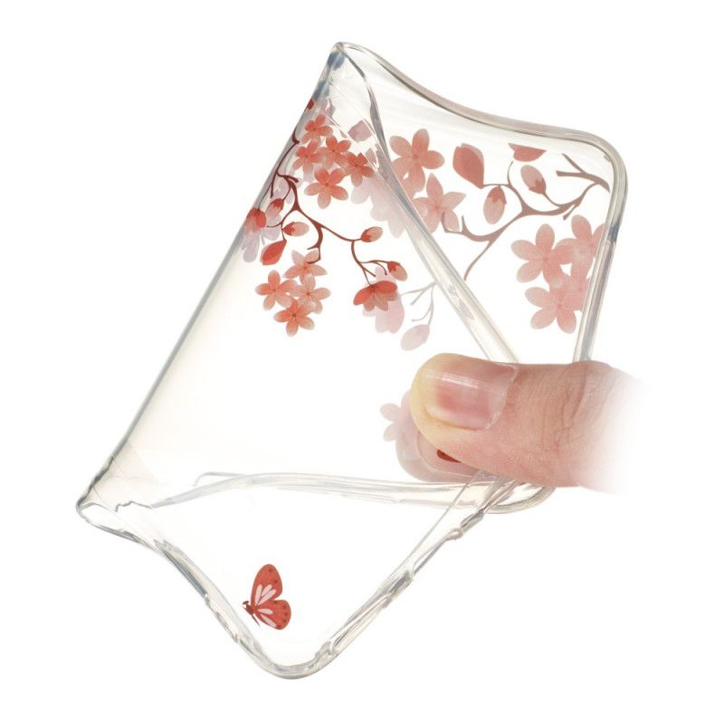 Coque Xiaomi Redmi 7a Transparente Arbre Fleuri