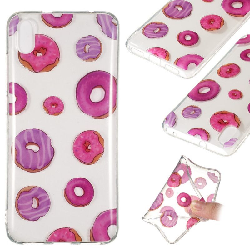 Coque Xiaomi Redmi 7a Transparente Fan De Donuts