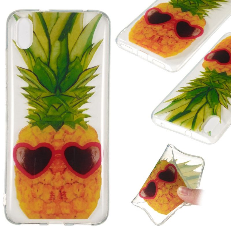 Coque Xiaomi Redmi 7a Transparente Incognito Ananas