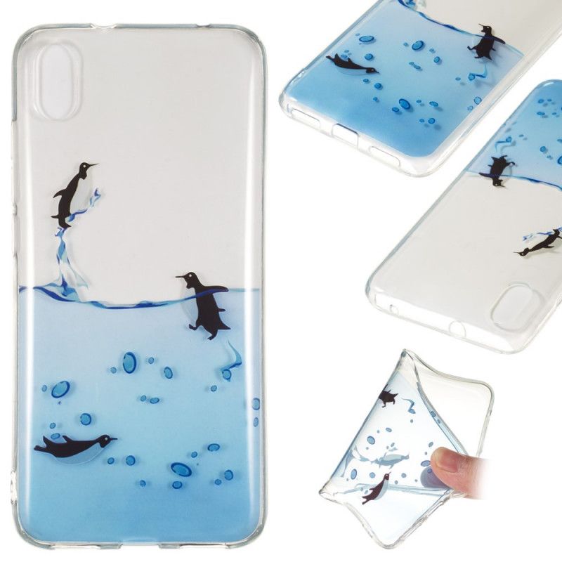 Coque Xiaomi Redmi 7a Transparente Jeu De Pingouins