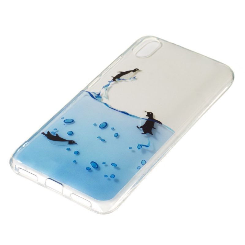 Coque Xiaomi Redmi 7a Transparente Jeu De Pingouins