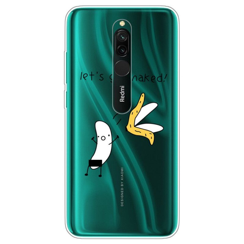 Coque Xiaomi Redmi 8 Banana Let's Get Naked