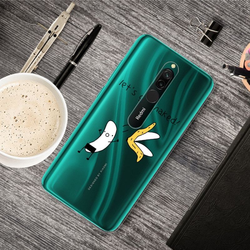 Coque Xiaomi Redmi 8 Banana Let's Get Naked