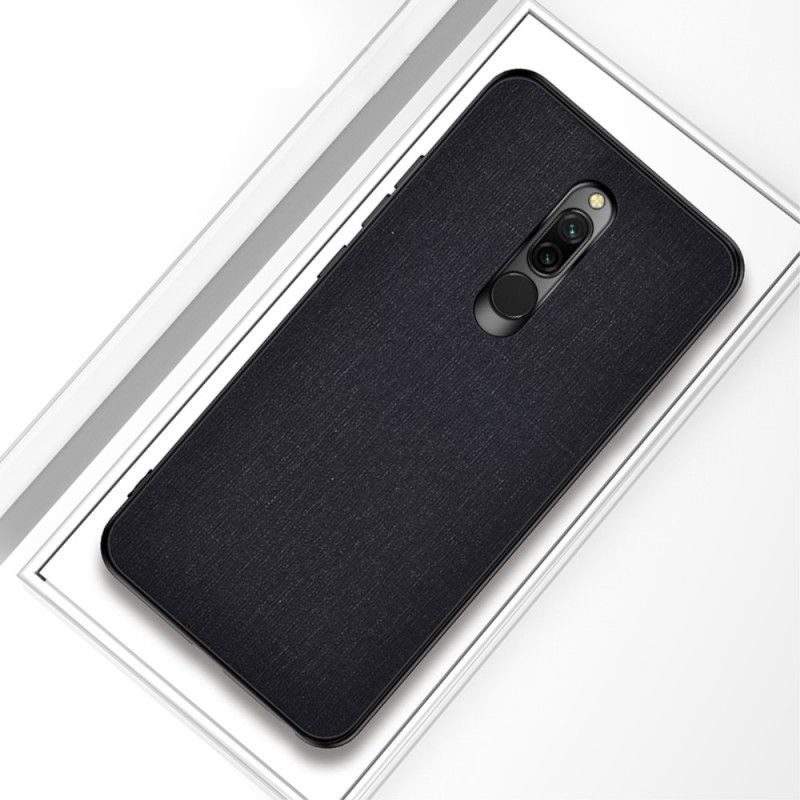 Coque Xiaomi Redmi 8 Conception Hybride Tissu