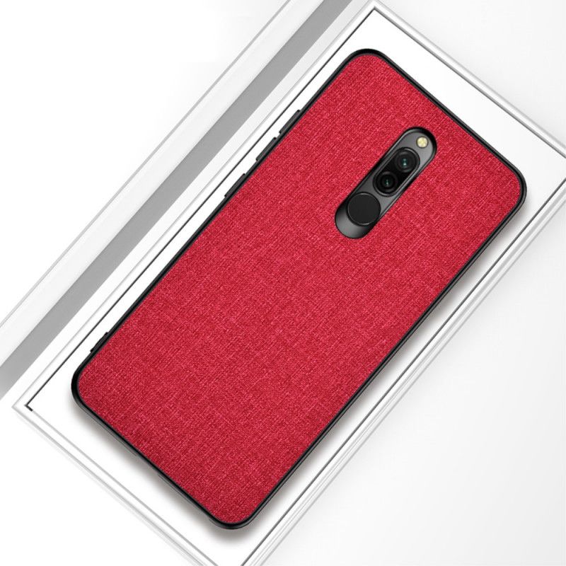 Coque Xiaomi Redmi 8 Conception Hybride Tissu