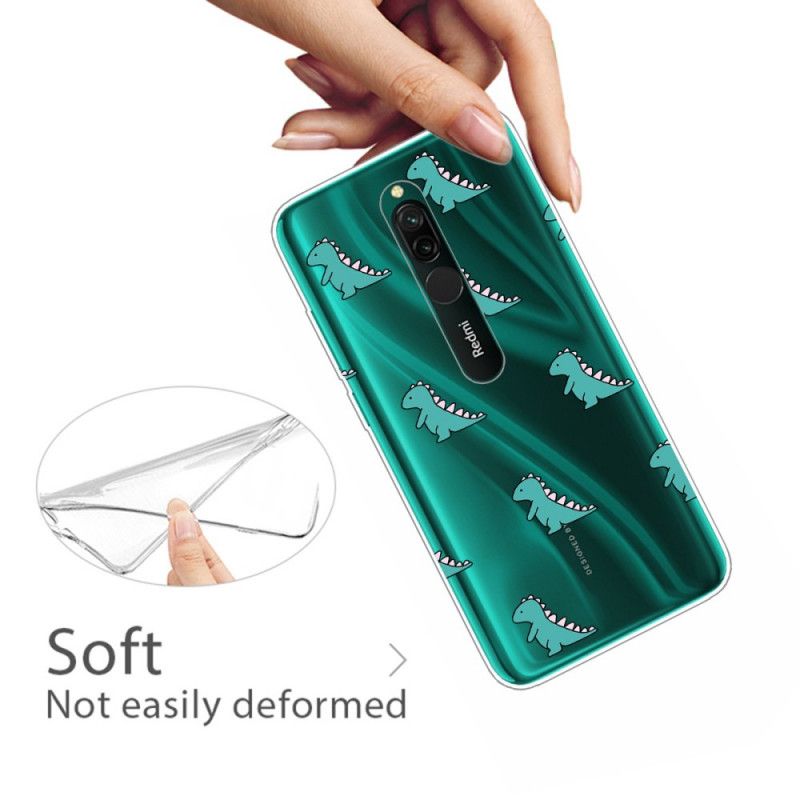 Coque Xiaomi Redmi 8 Dinosaures