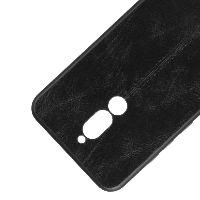 Coque Xiaomi Redmi 8 Effet Cuir Couture