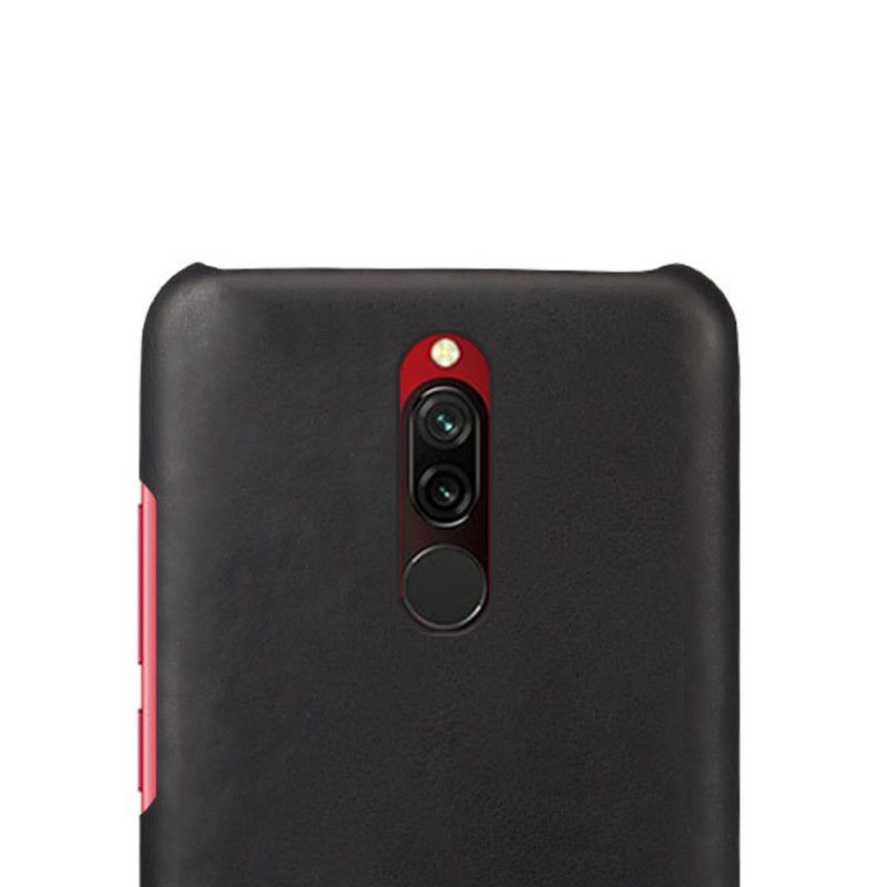 Coque Xiaomi Redmi 8 Effet Cuir Ksq