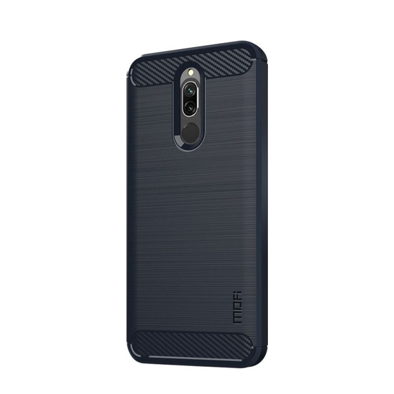 Coque Xiaomi Redmi 8 Fibre Carbone Brossée Mofi