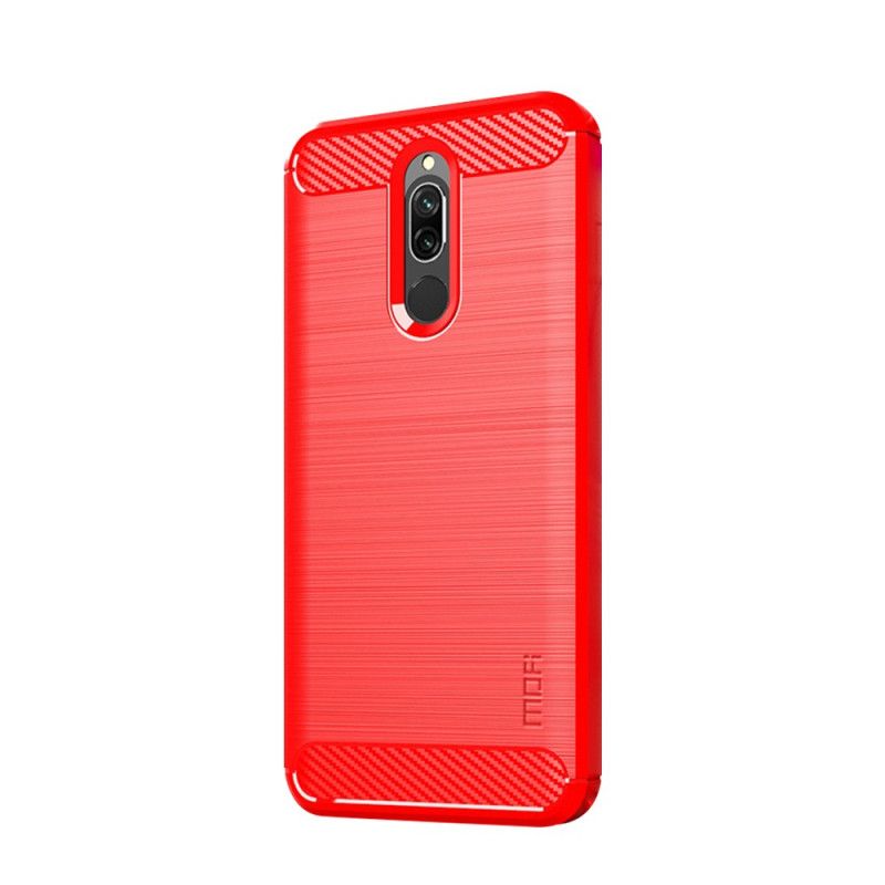 Coque Xiaomi Redmi 8 Fibre Carbone Brossée Mofi