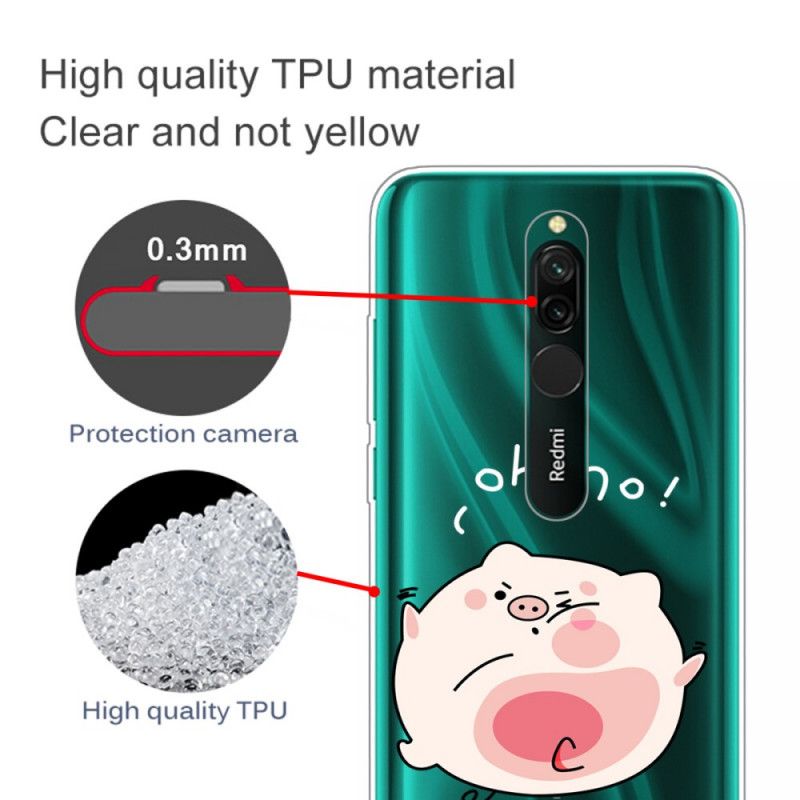 Coque Xiaomi Redmi 8 Gros Cochon